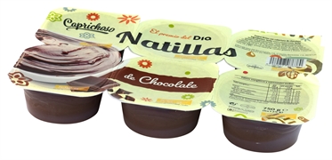 CAPRICHOSO (DIA) NATILLLAS DE CHOCOLATE CAPRICHOSO (DIA) NATILLLAS DE CHOCOLATE