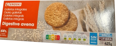 EROSKI DIGESTIVE AVENA EROSKI DIGESTIVE AVENA