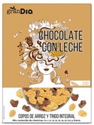 GRANDIA (DIA) CHOCOLATE CON LECHE, COPOS DE ARROZ Y TRIGO INTEGRAL. GRANDIA (DIA) CHOCOLATE CON LECHE, COPOS DE ARROZ Y TRIGO INTEGRAL.