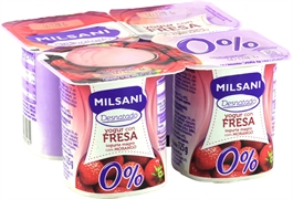 MILSANI (ALDI) Yogur desnatado con fresas MILSANI (ALDI) Yogur desnatado con fresas