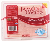 HACENDADO (MERCADONA) JAMÓN COCIDO EXTRA HACENDADO (MERCADONA) JAMÓN COCIDO EXTRA