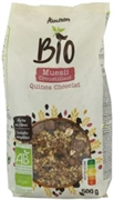 AUCHAN BIO (ALCAMPO) CEREALES MUESLI CON QUINOA Y CON CHOCOLATE. AUCHAN BIO (ALCAMPO) CEREALES MUESLI CON QUINOA Y CON CHOCOLATE.