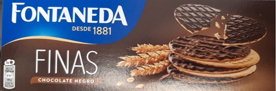 FONTANEDA FINAS CHOCOLATE NEGRO FONTANEDA FINAS CHOCOLATE NEGRO