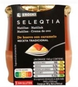 EROSKI SELEQTIA NATILLAS DE HUEVO CON CARAMELO EROSKI SELEQTIA NATILLAS DE HUEVO CON CARAMELO