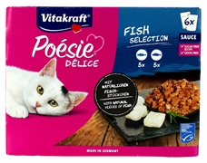 VITAKRAFT POÉSIE DELICE MULTIPACK DELI SAUCE PESCADO(ABADEJO Y BACALAO) VITAKRAFT POÉSIE DELICE MULTIPACK DELI SAUCE PESCADO(ABADEJO Y BACALAO)