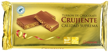ALIPENDE (AHORRAMAS) TURRÓN DE CHOCOLATE CRUJIENTE ALIPENDE (AHORRAMAS) TURRÓN DE CHOCOLATE CRUJIENTE