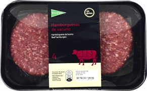 EL CORTE INGLÉS HAMBURGUESA DE VACUNO EL CORTE INGLÉS HAMBURGUESA DE VACUNO