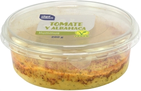 CHEF SELECT (LIDL) HUMMUS TOMATE Y ALBAHACA.