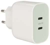 IKEA CARGADOR SJÖSS USB 2 PUERTOS 45W CARGA RÁPIDA
