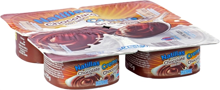 HACENDADO (MERCADONA) NATILLAS CHOCOLATE CON LECHE.