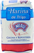 MIAU Harina de trigo para cocina y repostería
