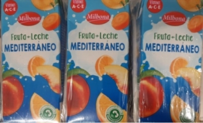 MILBONA (LIDL) Fruta + leche Mediterráneo