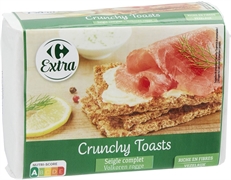 CARREFOUR EXTRA TOSTADAS CRUJIENTES CENTENO INTEGRAL