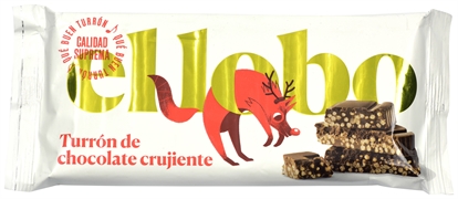 EL LOBO Turrón de chocolate crujiente
