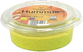 LA COCINA DE ALDI HUMMUS CON COCO, CHUTNEY DE MANGO Y CURRY.