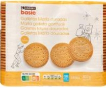 EROSKI BASIC GALLETAS MARÍA DORADAS