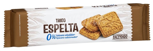 HACENDADO(MERCADONA) TRIGO ESPELTA 0% AZÚCARES AÑADIDOS