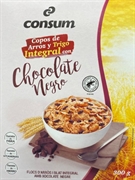 CONSUM COPOS DE ARROZ Y TRIGO INTEGRAL CON CHOCOLATE NEGRO