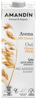 AMANDIN Avena sin gluten sin azúcares añadidos