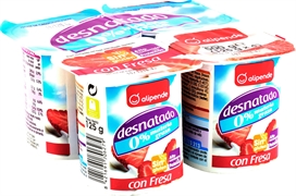 ALIPENDE (AHORRAMAS) Yogur desnatado con fresas