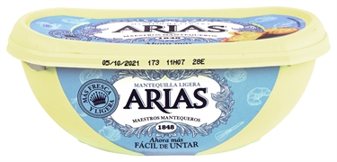 ARIAS Mantequilla ligera fácil de untar