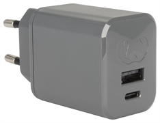FRESH 'N REBEL Mini Cargador USB + USB-C 45W PD + Cable USB-C