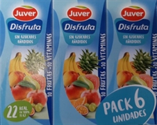 DISFRUTA-JUVER 10 FRUTAS + 10 VITAMINAS