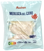AUCHAN (ALCAMPO) FILETE DE MERLUZA DEL CABO SIN PIEL