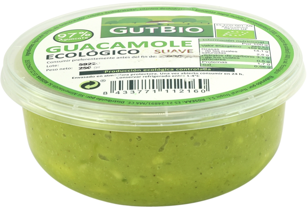 GUTBIO (ALDI) GUACAMOLE SUAVE ECOLÓGICO