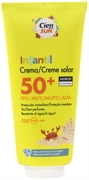 CIEN SUN (LIDL) CREMA SOLAR INFANTIL PROTECCIÓN INMEDIATA SIN PERFUMES RESISTENTE AL GUA