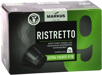 Cápsulas de café MARKUS (ALDI) RISTRETTO 9: detalles y precios del análisis  comparativo | OCU