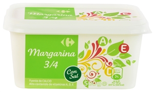 CARREFOUR Margarina 3/4 con sal