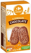 CARREFOUR CLASSIC 5 CEREALES CHOCOLATE