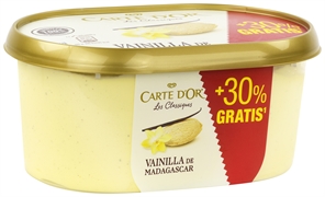 CARTE D'OR Les Classiques. Vainilla de Madagascar. 30% gratis