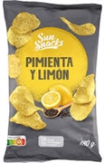 SUN SNACKS (ALDI) Pimienta & limón