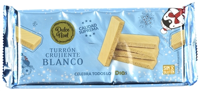 DULCE NOEL (DIA) TURRÓN CRUJIENTE BLANCO