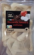 CHEF SELECT (LIDL) TRIANGOLI DE MOZZARELLA, TOMATE & ACEITUNAS