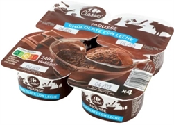 CARREFOUR CLASSIC Mousse chocolate con leche