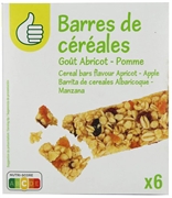 PRODUCTO ECONÓMICO ALCAMPO Barrita de cereales Albaricoque - manzana
