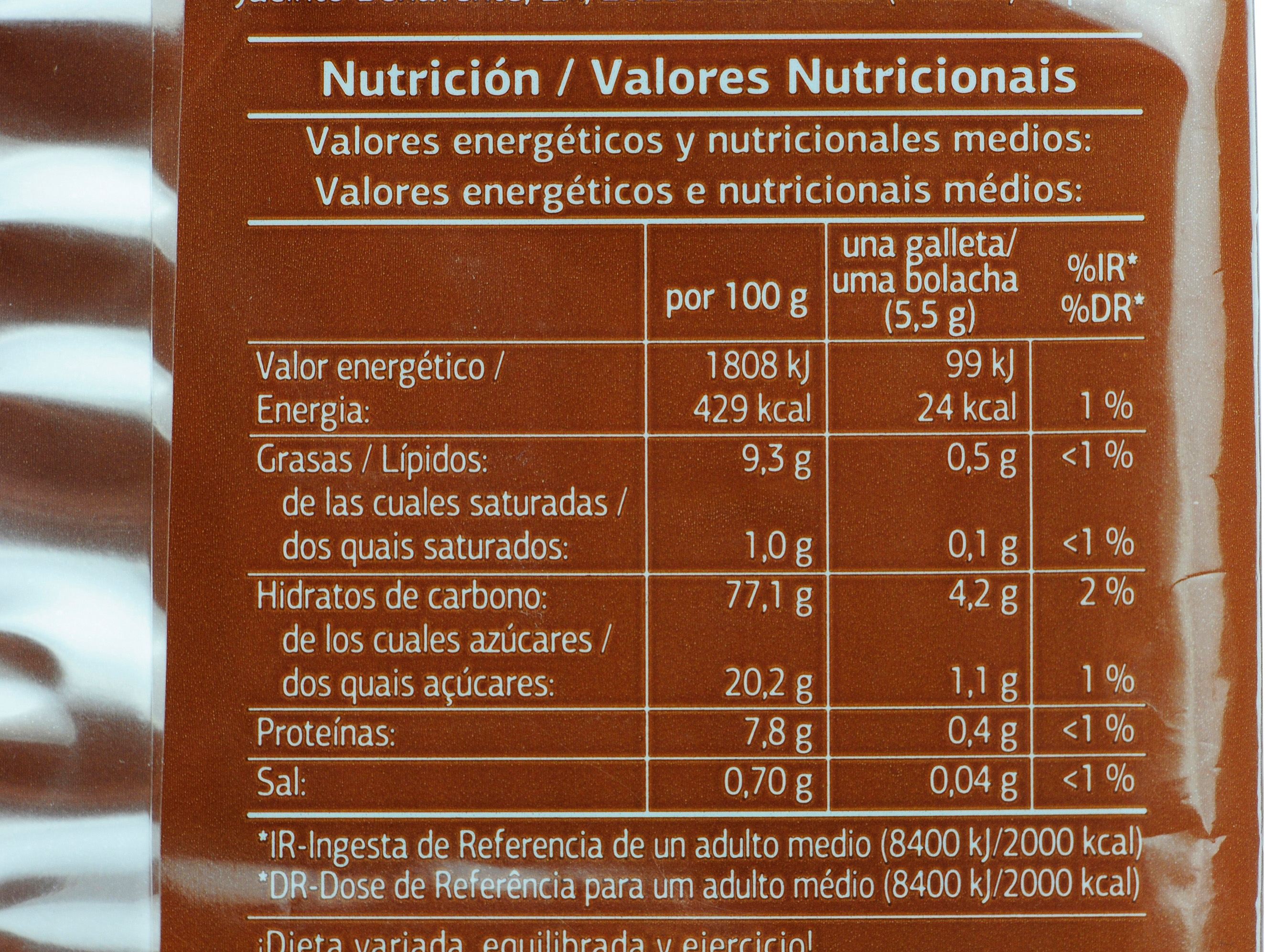 DIA GALLETA TOSTADA.