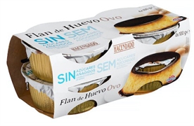 HACENDADO (MERCADONA) FLAN DE HUEVO SIN AZÚCARES AÑADIDOS
