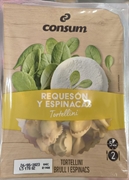 CONSUM Tortellini requesón y espinaca