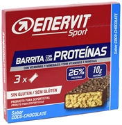 ENERVIT SPORT (MERCADONA) BARRITAS CON PROTEÍNAS SABOR COCO-CHOCOLATE
