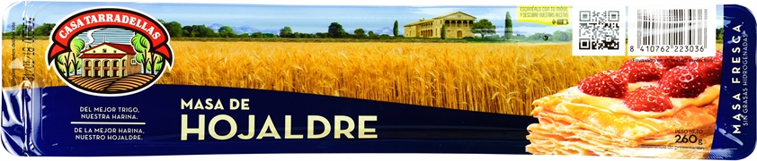 CASA TARRADELLAS MASA DE HOJALDRE SG