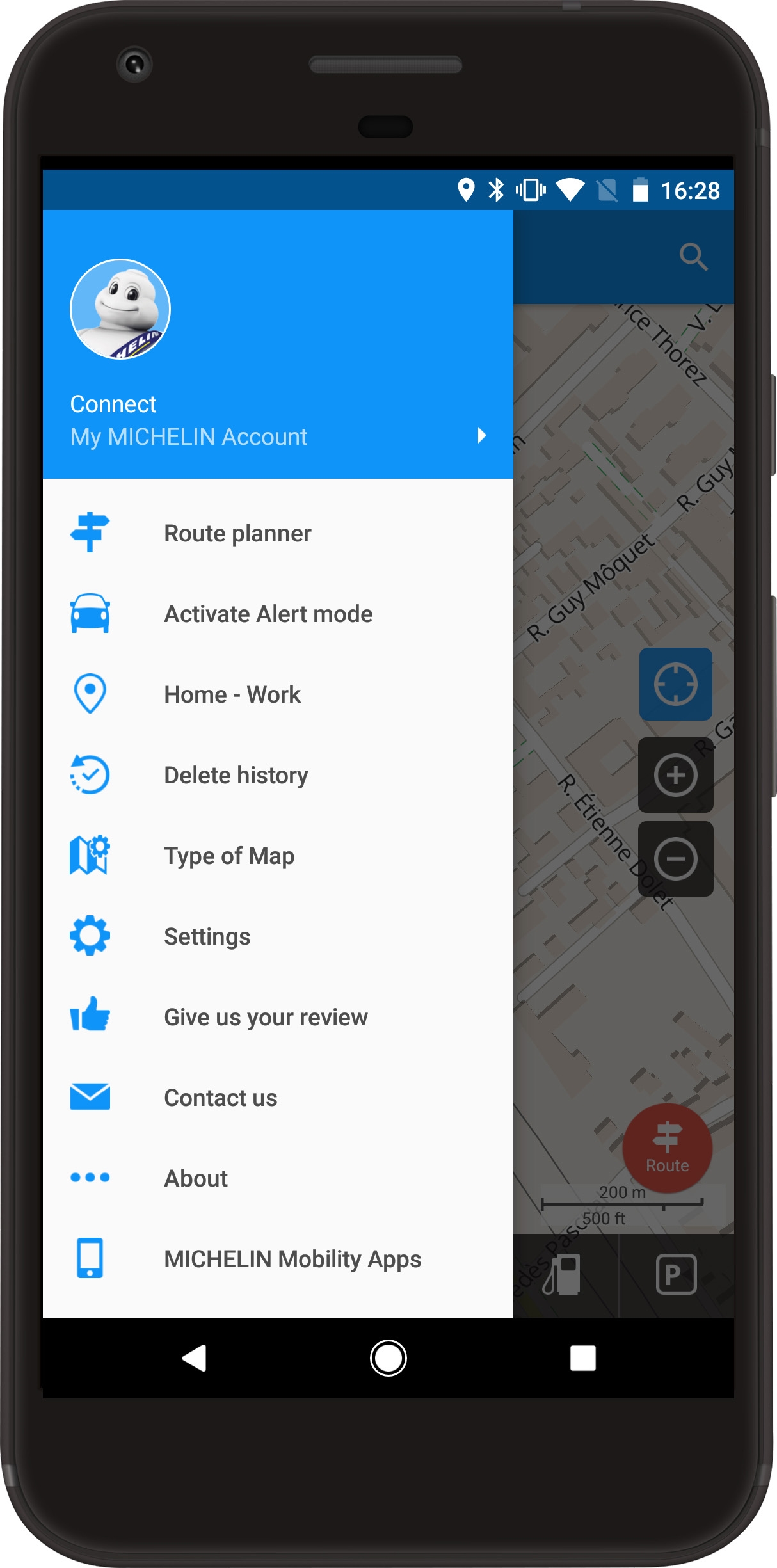MICHELIN GPS Routeplanner (Android)