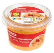 EROSKI Hummus con pimientos rojos