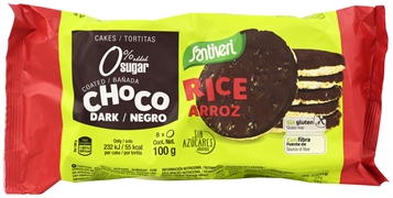 SANTIVERI TORTITA DE ARROZ CON CHOCOLATE NEGRO SIN AZÚCARES