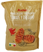AUCHAN (ALCAMPO) PANECILLOS TOSTADOS TOMATE Y ORÉGANO