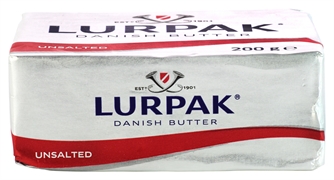 LURPAK DANISH BUTTER UNSALTED