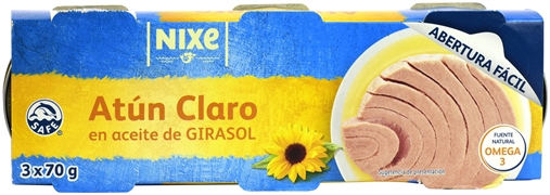NIXE ATÚN CLARO EN ACEITE DE GIRASOL